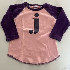 Do you have or know a child whose name starts with J?  city threads pink shirt